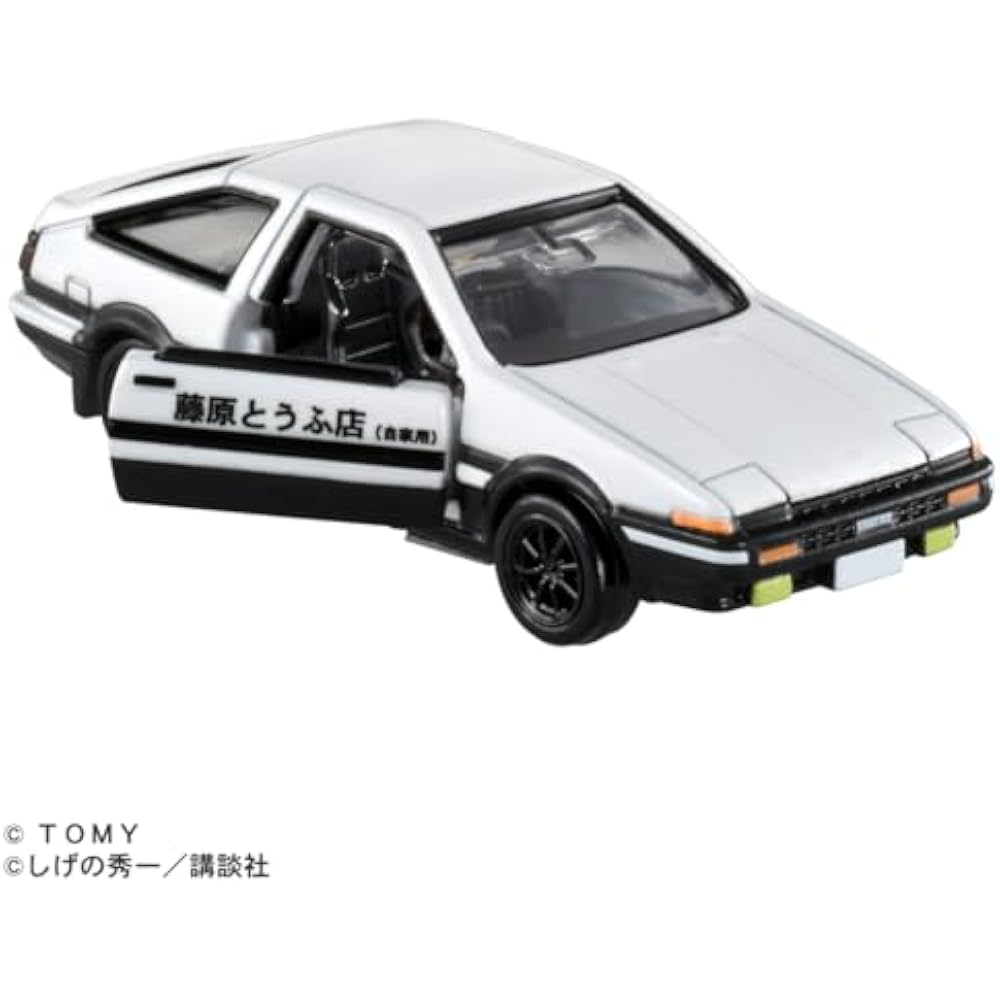 Takara Tomy Tomica Premium Unlimited 01 Initial D AE86 Trueno (Fujiwara Takumi) Minicar Toy 6 Yea...