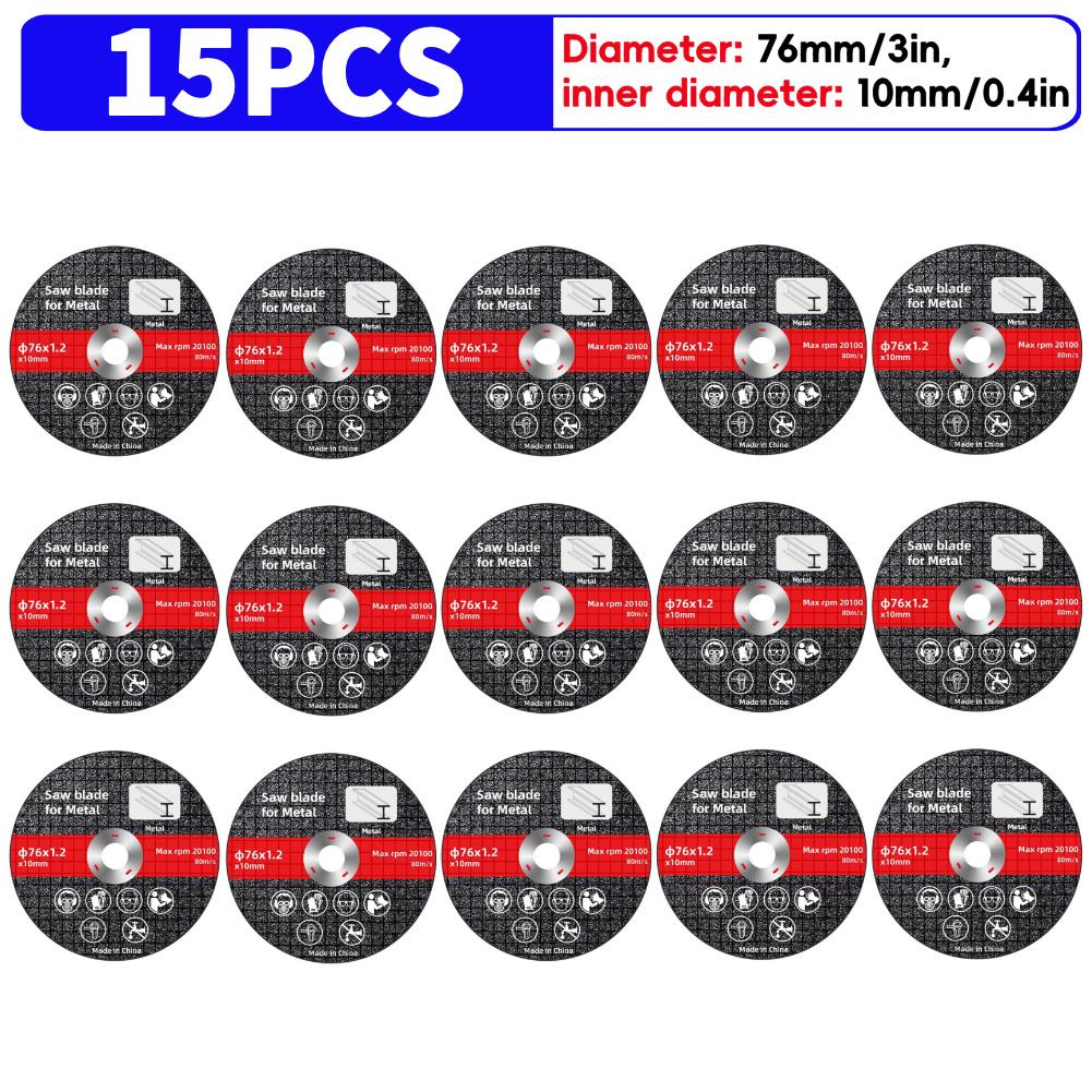 30-1Pcs 76mm Metal Cutting Discs Sanding Grinding Cut Off Circle Wheels Durable Saw Blades Discs for Electric Angle Grinder Part