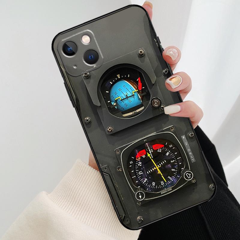 Aviation Aeroplane Pilot Cockpit Phone Case For iPhone 11 12 13 14 15 16 Pro XS Max Mini Cover For iPhone X XR Plus Back Case
