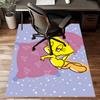 1pc Tweety1 Design Printed Area Rug Carpet for Bedroom Living Room Home Decor Rugs Mat Non Slip Mat Rug for Bedside