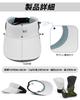 Croogo Sun Visor Large Brim UV Protection Sports Golf White Women's G-DSKD1