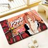 C-Chainsaw Man Floor Mat Bedroom Living Room Flannel Door Mat Non-Slip Home Decor
