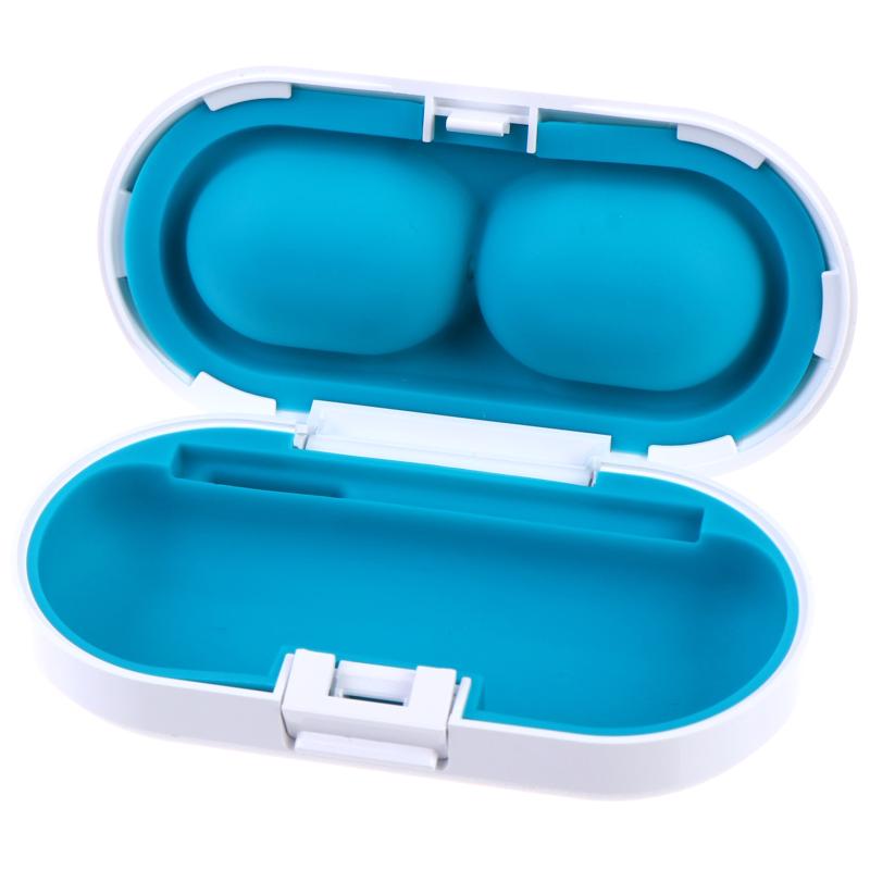 1Pcs Hard Shell Hearing Aid Protective Case Portable Water-resistant Storage Organizer for Outdoor Travel Use