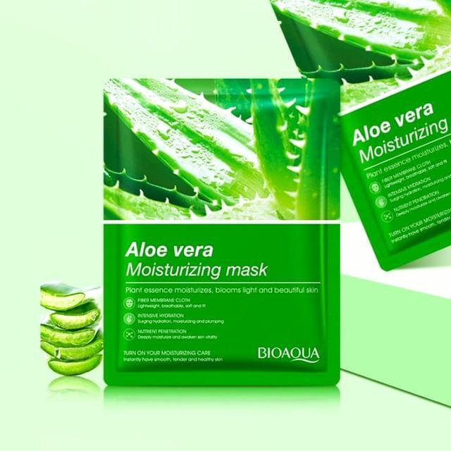 BIOAQUA - Feuchtigkeitsspendende Gesichtsmaske mit Aloe Vera