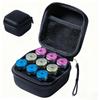 New Design with Hand Strap Insulin Storage Box Space-Saving Design EVA Protection Box 9 Slots Black Storage Container
