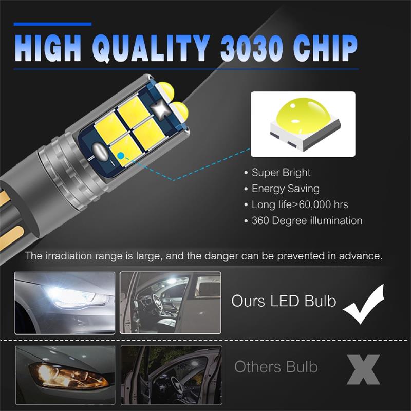 Nacht knight 2 stücke Auto T10 W5W Led-lampe 10 SMD Leselampe Umrissleuchte Höflichkeit Karte Tür Nummernschild Lampen Standlichter