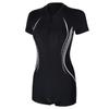 Yingfa Women's 2022 Tummy Control Slimming Zippered One-Piece Swimsuit with Briefs