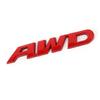 3D Metal AWD Letters Rear Trunk Fender Emblem Badge Sticker Decals For Honda CRV HRV Highlander Car Styling Accessories GI7