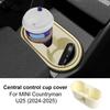 Silicone Water Cup Holder Storage Box for Mini Countryman U25 JCW 2024-2025 - Shock-Absorbing Cup Tray