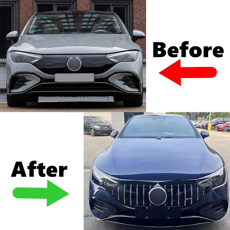 Sport Front Radiator Grid Bumper Grille Grill For Mercedes-Benz EQE-Class W295 V295 EQE350 EQE500 EQE53 2022 2023 2024
