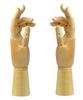 Excited Santa ~ Delivering Happiness ~ Wooden Hand Mannequin for Illustrations/Sketches! (24cm, Both Hands)