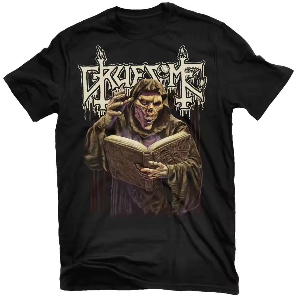 2026 Gruesome Savage Land Band Graphic Tee 100% Cotton Round Neck Casual Unisex T-shirt Summer Top