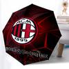Printed Associazione Calcio Milan Printed Folding Umbrella,Outdoor,Leisure,And Travel Umbrella,Durable Umbrella Fabric,Birthday And Holiday Gift