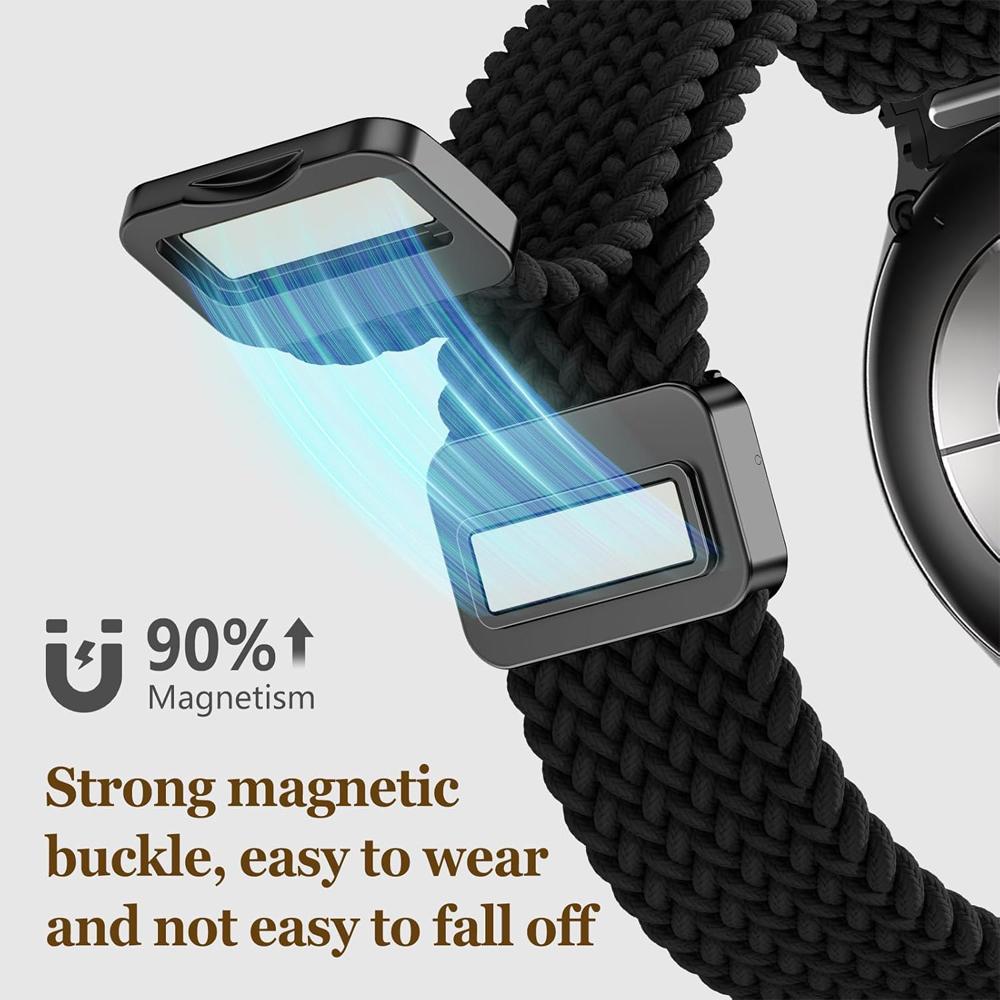 Magnetic Braided Band For Samsung Galaxy Watch 7 6 4 classic/5 Pro/FE 44mm 40mm 45 46 47 mm bracelet correa Galaxy watch 7 Strap
