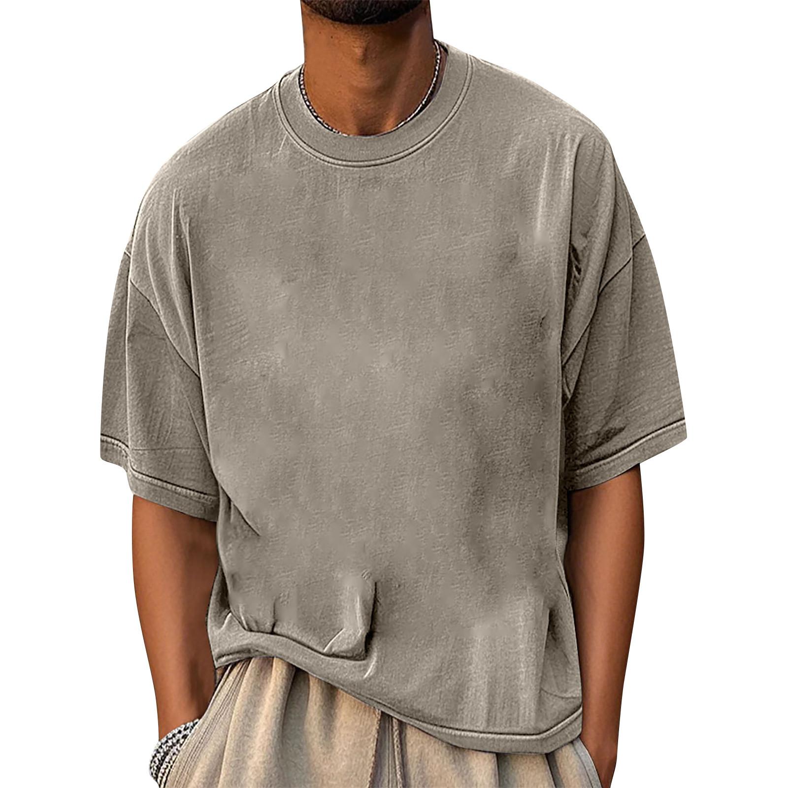 

Мужская футболка Футболки с графическим текстом Pool3D печать Уличная повседневная одежда с короткими рукавами и принтом Базовая одежда XXL хаки