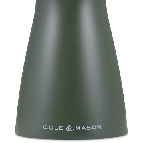 Cole & Mason Kenton Salt and Pepper Mill, Rosemary, Adjustable Grind, Durable Ceramic Mechanism, Includes 1 Grinder, 15cm