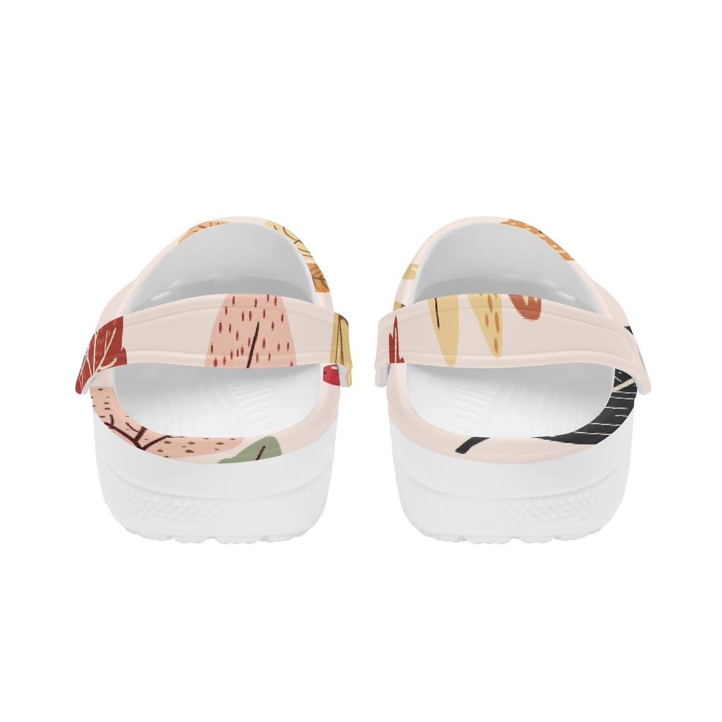 Printed EVA Travel Clogs Unisex Quick Dry Slip On Lightweight Travel Use Beach Garden Daily Walking Leisure Sandals Casual Walking