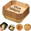 50-300Pcs Air Fryer Baking Paper for Barbecue Plate Round Oven Pan Pad 16-23cm AirFryer Oil-Proof Disposable Paper Liner