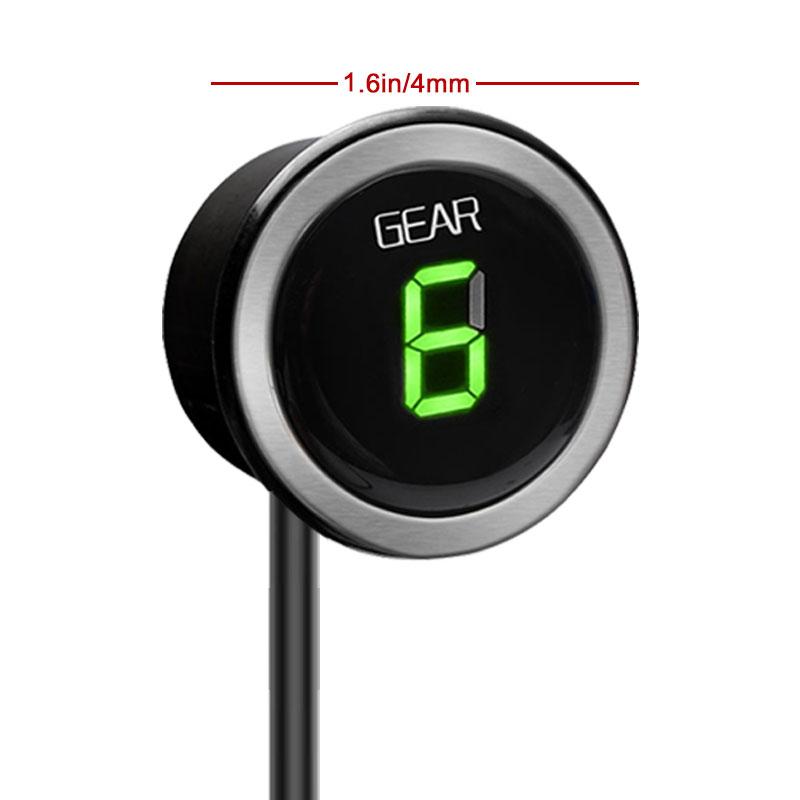 Gear Indicator Round For Kawasaki Versys 650 1000 2012 2013 2014 2015 2016 2017 1-6 Level Gear Display Plug & Play