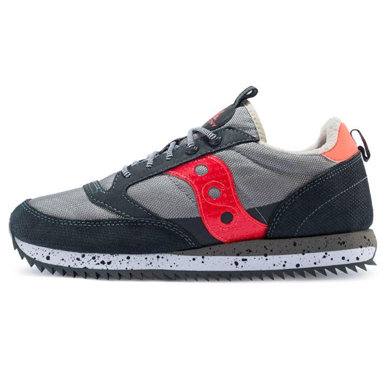 Saucony Jazz Original Classic Retro Rubber Shock Absorption Non-Slip Wear-Resistant Breathable Low-Top Running Shoes Men sneaker Gray S70512-2