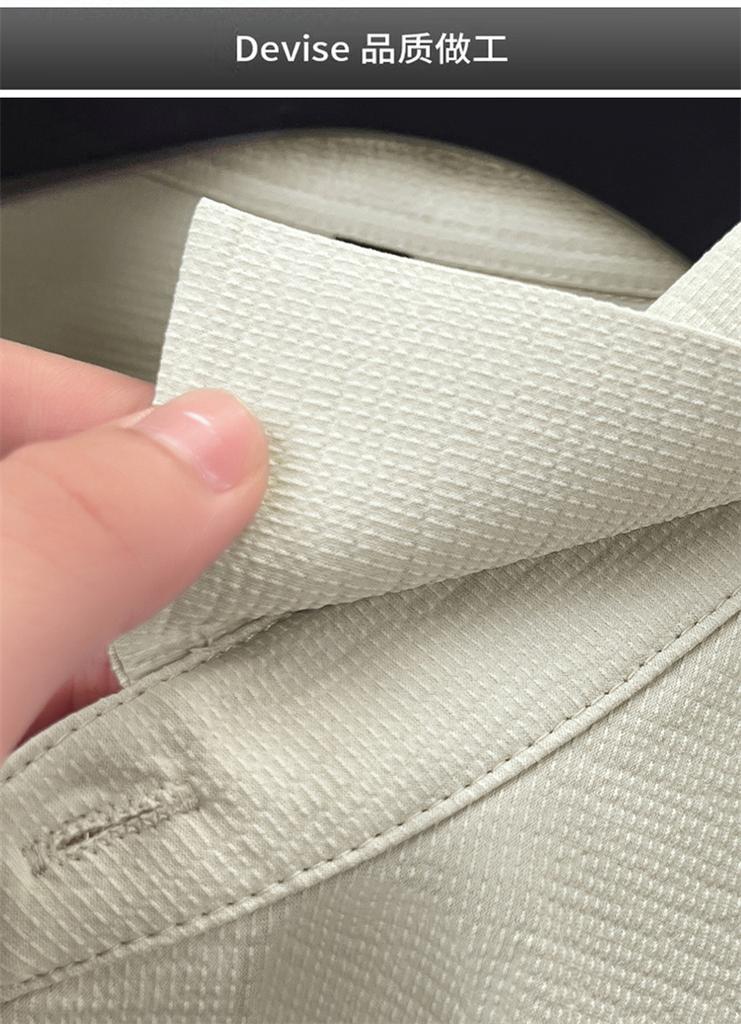 [Simple and neat, not flashy] Jinammonia high elasticity men's daily casual polo shirt
