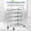 Commercial 5-Tier Kitchen Serving Trolley