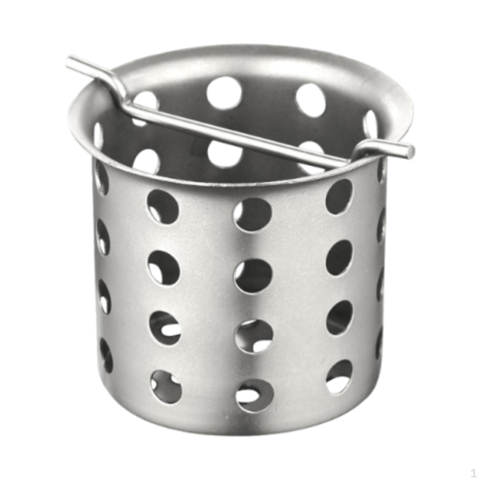 

Kitchen Sink Drain Strainer Basket Anti Clog Stainless Steel Modern Food for Home
