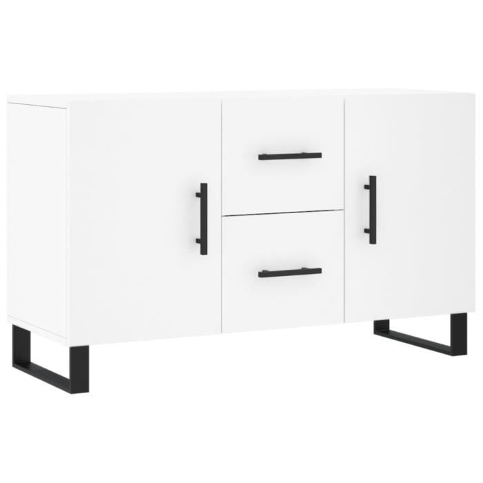 VidaXL Buffet blanc 100x36x60 cm bois d'ingénierie 828196