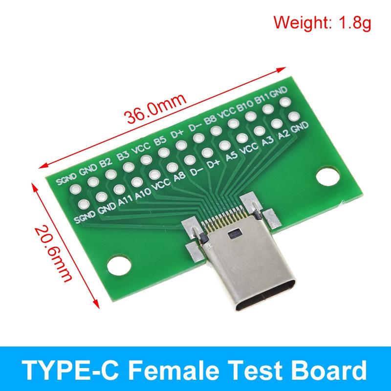 5/10 Stück USB-Stecker / Mini-Micro-USB auf DIP-Buchse Adapter 2,54 Stecker B Typ-C USB 2.0 3.0 Buchse Konverter