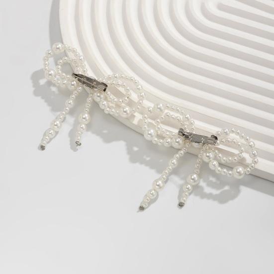 Brooch Safety Pin Link Chain Tassel Safety Pin Sweater Shawl Pin Decorative Faux Pearl