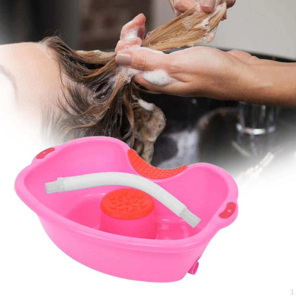 Sjampo ved sengekanten Backwash vaskekar vaskeskål med 60 cm dreneringsrør hodepute