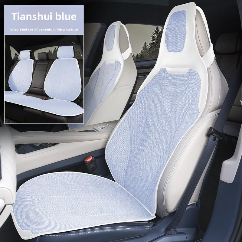Coprisedile Auto Universale Quattro Stagioni Lino Traspirante Antiscivolo Coperture per Sedili Auto Copertura Protezione Sedili Auto Coperture