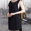Wodoodporny Fartuch Domowy Płócienny Fartuch Kuchenny Styl Śliniaka Kombinezon do Pieczenia Salon Fryzjerski