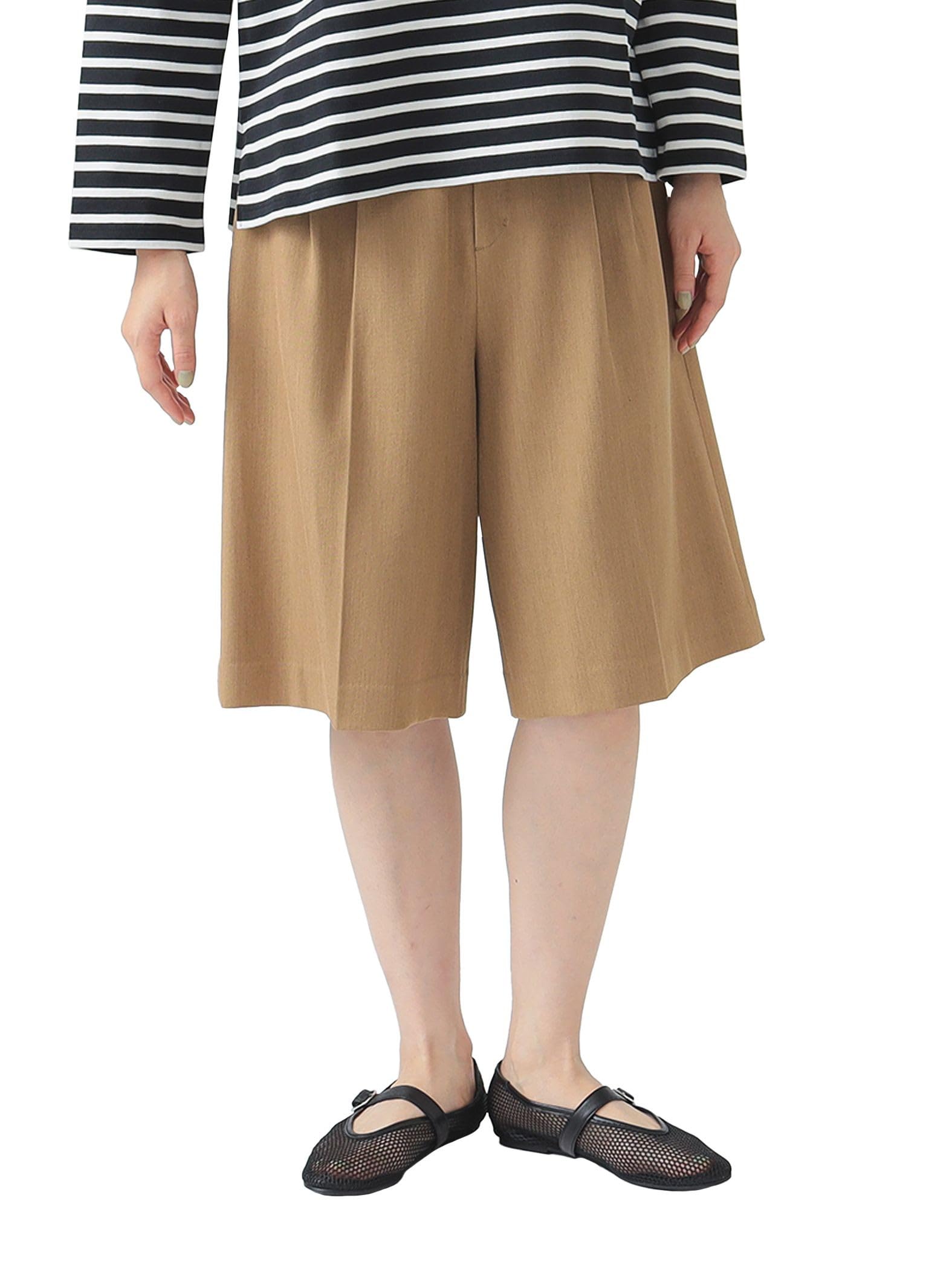 

В:Женские шорты MING LIFE STORE by BEAMS, бежевые, размер S-M