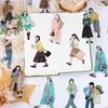 Leisure Time Korean Character Sticker Pack for Notebooks