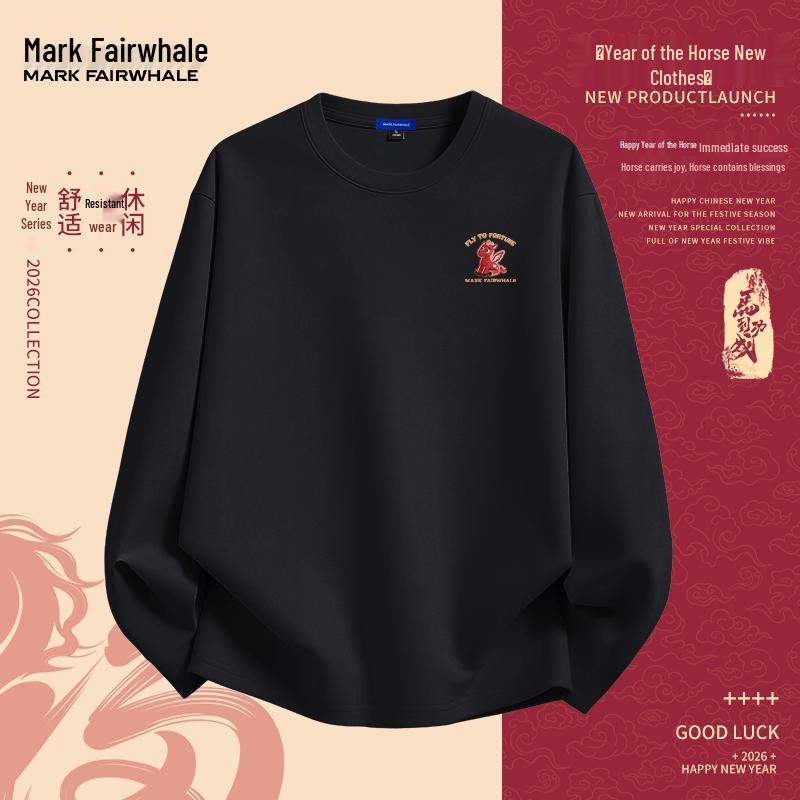 Mark Fairwhale Men's Pure Cotton Long Sleeve T-Shirt