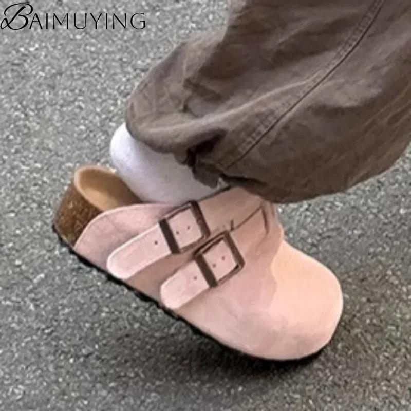 Fashion Platform Slippers Women Mules Shoes Flats Sandals Summer 2025 Trend Casual Walking Sport Shoes Comfort Woman Slingback Sneakers