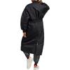 adidas Originals Versione Blu Monocolore Cappotto Sportivo di Media Lunghezza Cappotti da Donna Nero HR3415