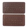 6 Pcs Silicone Letter Mold Reusable Number Chocolate Molds for Birthday Cake Decorations Party
