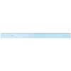Desk Ruler - ARDA - 28980 C UNS RIGA LINE - Transparent Optical Smoked - Blue - 80 Cm