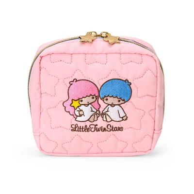 Sanrio Little Twin Stars Quilted Pouch Japan NEW Sanrio Characters