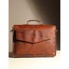 Leather Laptop Bag: Handmade Full-Grain Leather Briefcase