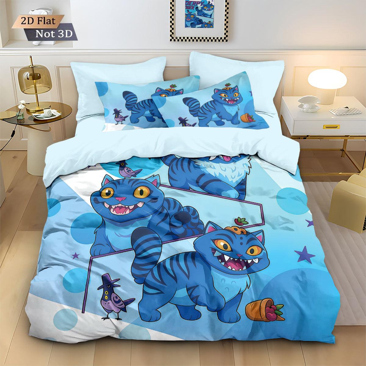 

K-Pop Demon Hunters Bedding Sets Eu Single Comforter Quilt Bed Cover Duvet Cover Pillow Case 2-3 Pieces Sets Kids Adult Size AU Double(180x210cm)