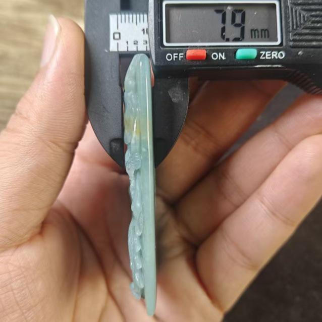 Yulongguan Jade Pendant: Natural Carved Jade for Men and Women