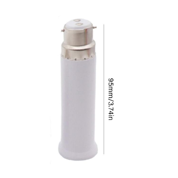 B22 to E27 Adapter Converter Secure Mounting Quality Bulb Holder B22 to E27 Light Socket Converter, Durability Construction for Safe Electrical Lamp