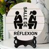 Flat 2D Metal Sign Board Hanging Decorative Wall Art 20x20cm