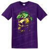 Iguana Skull T Shirt Green Reptile Skeleton Gothic Horror Graphic Art Cool Tee