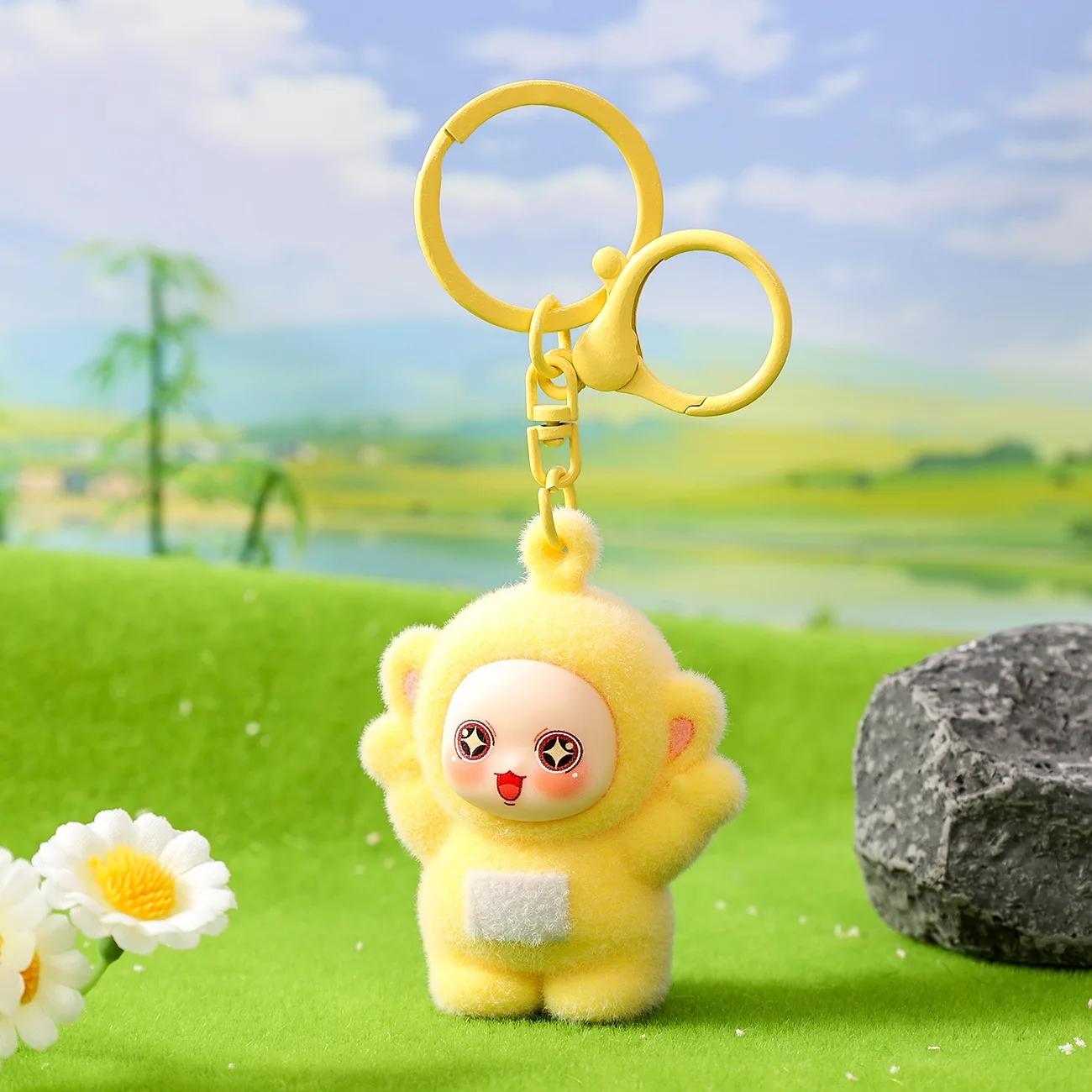 

Four Color Baby Series Cartoon Keychains Small Pendants Trendy Children s Perfect Gifts Cute Dolls Couple Schoolbags And Pendants Toy жёлтый