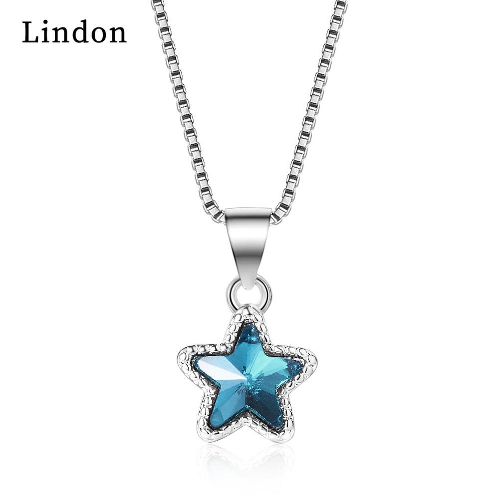 

Женское ожерелье Lindon, кулон из медного сплава, циркон, модный подарок