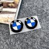 IQJD2 Car Steering Wheel Stickers Motorcycle Body Hub Decorative Sticker For BMW M Power Performance For BMW 50th Auto Car Accessory
